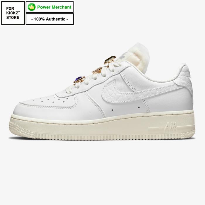 Jual NIKE AIR FORCE '07 PRM JEWELS SUMMIT WHITE SEA GLASS