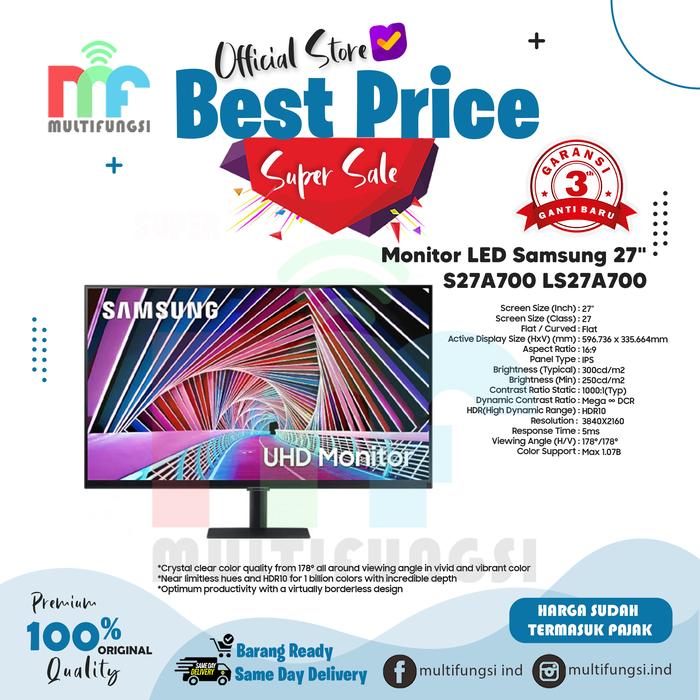Jual Monitor LED Samsung S27A700 27 