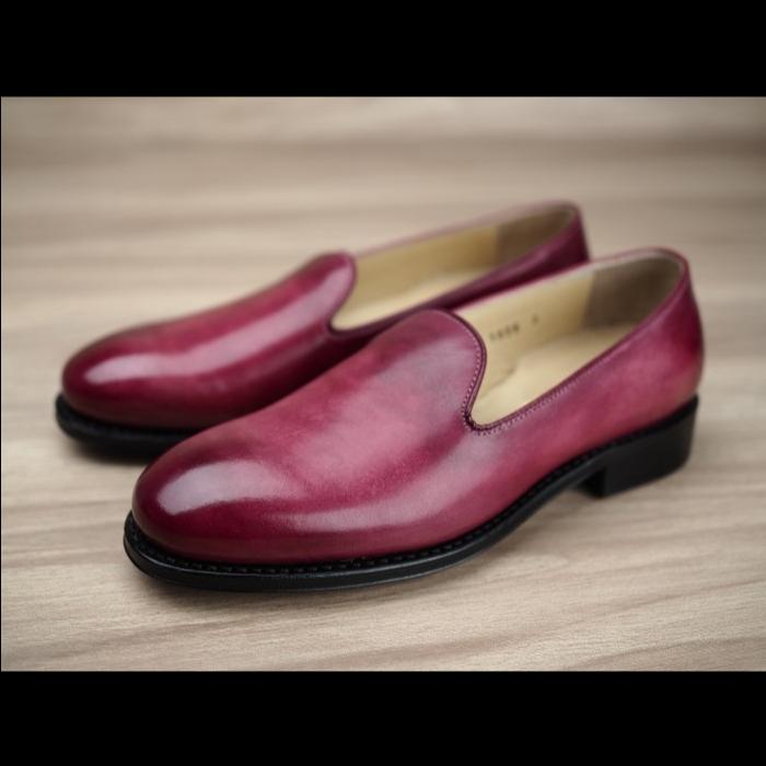 Gambar Fortuna Shoes Sepatu Kulit Wanita Handpainted - Plain Loafer 8218 - Rose - 3 UK dari Fortuna Shoes Indonesia undefined Tokopedia
