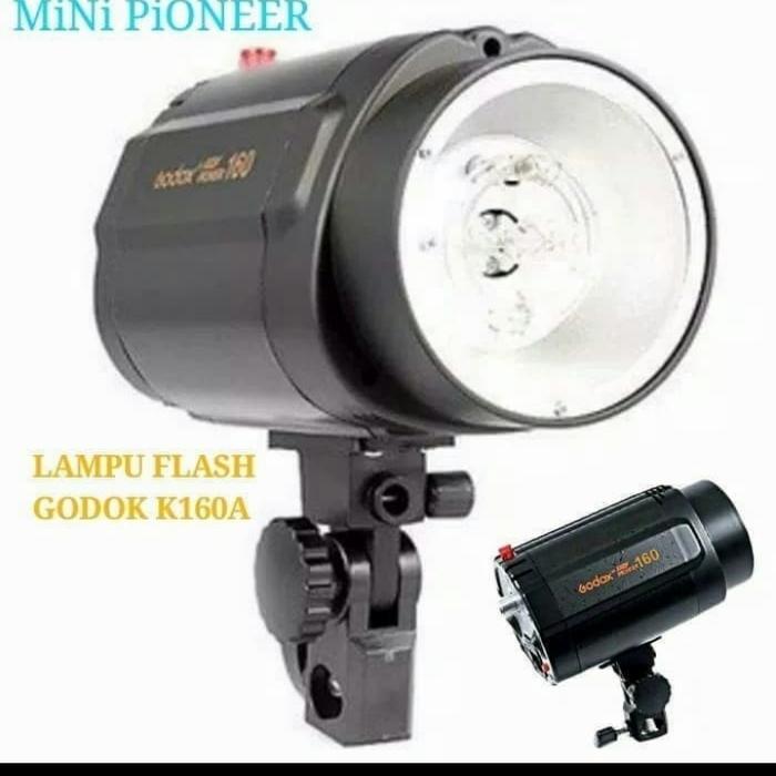 Gambar Lampu studio flash godox k160/k-160 mini pioneer lighting studio k160 - Hitam dari JASUKE STORE undefined Tokopedia