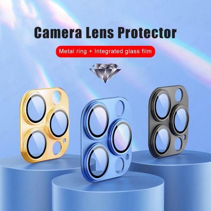 Gambar IPHONE 12 / PRO / MAX / MINI TEMPERED GLASS RING ARMOR LENS CAMERA 9H - IP 12 PRO MAX, PURPLE dari T-ORIGINAL STORE undefined Tokopedia