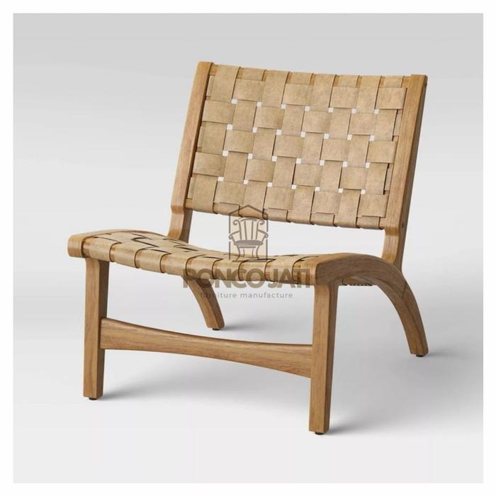 Gambar kursi minimalis modern dari Ponco Jati Furniture undefined Tokopedia