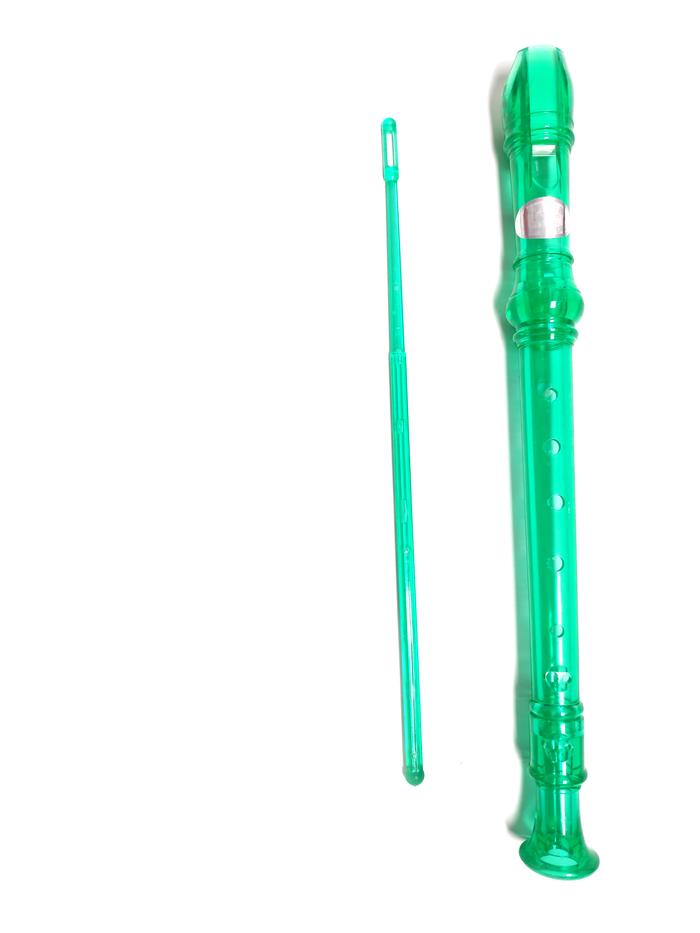 Gambar Suling Plastik Warna Transparan - Hijau/Toska dari Upil Naga undefined Tokopedia