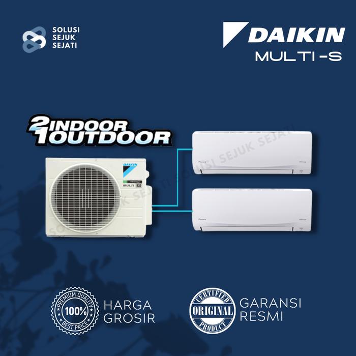 Jual AC DAIKIN MULTI S 2 KONEKSI 2MKC20VVM INVERTER [1/2 PK + 1/2 PK ...