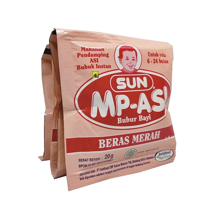 Gambar SUN MP ASI Bubur Bayi Instan - Paket 4 sachet - BERAS MERAH dari cemilan4u undefined Tokopedia
