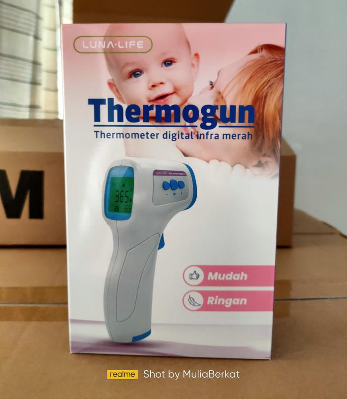 Gambar thermometer gun - Kf10 lunalife dari Mulia Berkat Alkesindo undefined Tokopedia