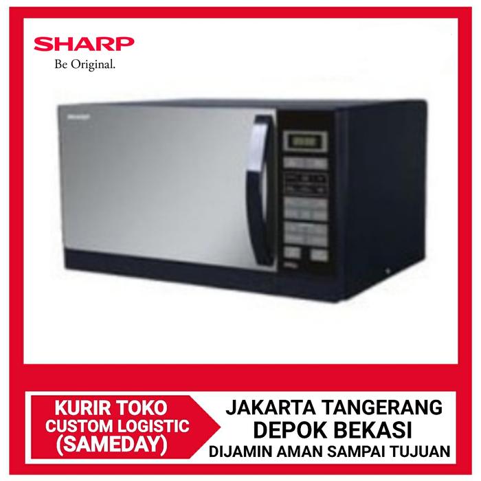 Gambar SHARP Microwave R-728 IN / SHARP R728 S/W/B Grill 25 Liter - silver, NO BUBBLE WRAP dari DPRINCE undefined Tokopedia