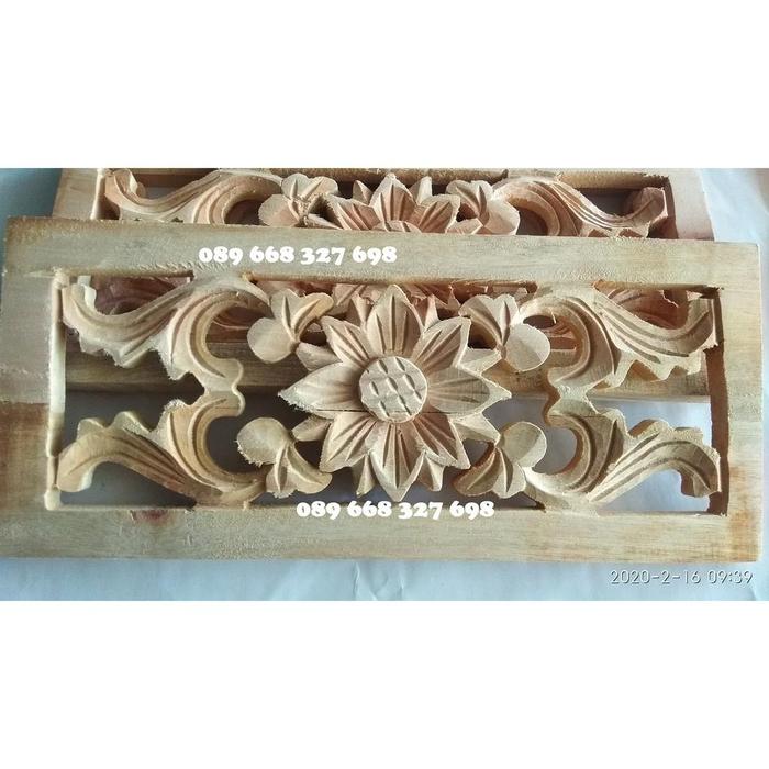 Gambar kepingan ukir loster ventilasi lubang angin kayu mahoni ukuran 13x30cm - 10 x 60 dari herysetyoko786 undefined 4 Tokopedia
