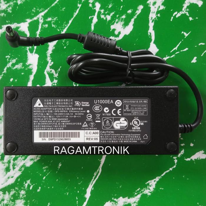 Gambar Adaptor 12V 7,5A Original Delta Electronics DPS-90FBA utk NAS STORAGE dari RagamtronikTGR undefined Tokopedia