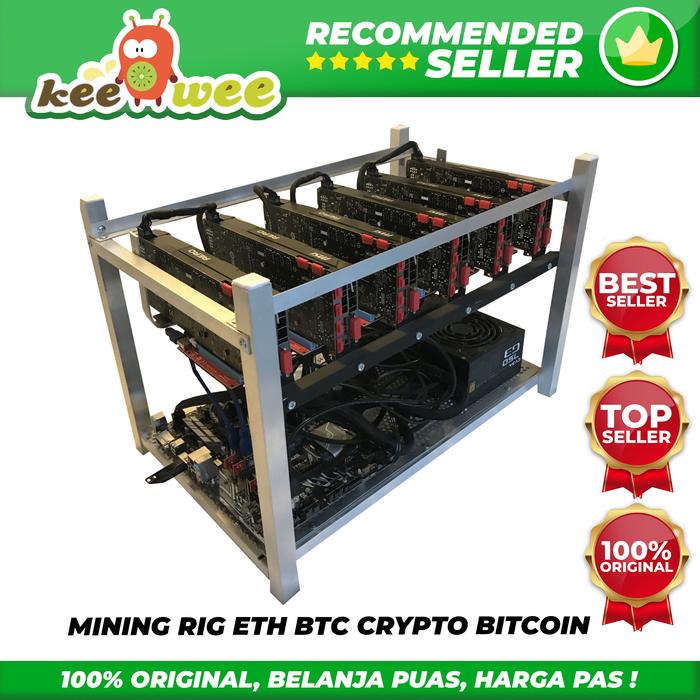 Gambar MINING RIG ETH BTC CRYPTO BITCOIN - MINING SANTAI dari Keewee Shop undefined Tokopedia