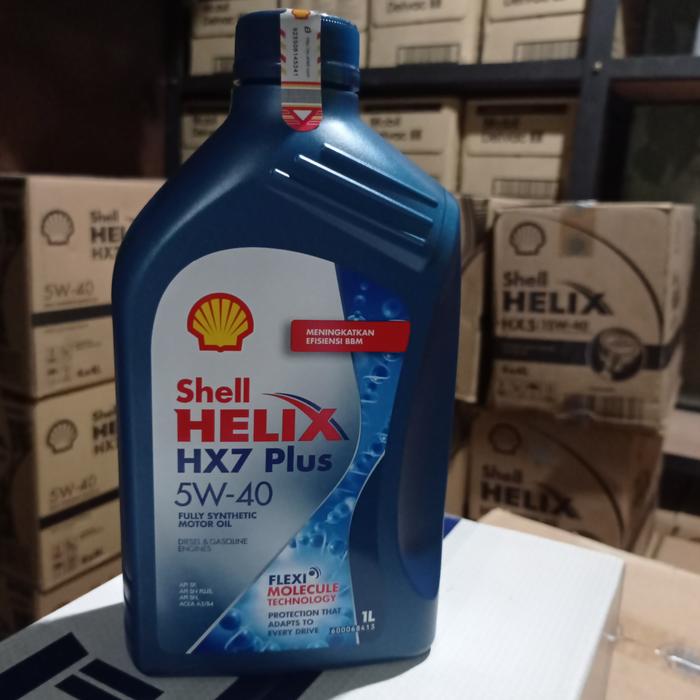 Gambar oli Shell helix HX7 5w-40 100% asli fully synthetic SN plus 1 liter dari eka jaya otista undefined Tokopedia