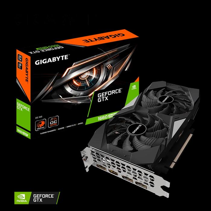 Vga Gigabyte Gtx Gtx 1660 6gb Graphics Card Graphics Cards