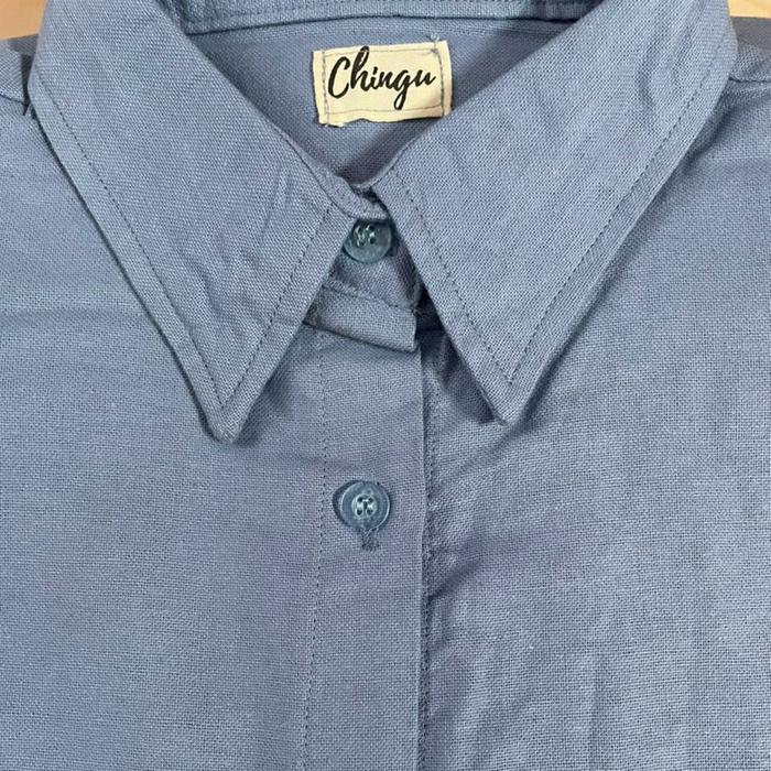 Gambar One Set Linen Wanita/Kemeja Wanita/One Set - Blue Sky, All Size dari ChinguCollection undefined Tokopedia