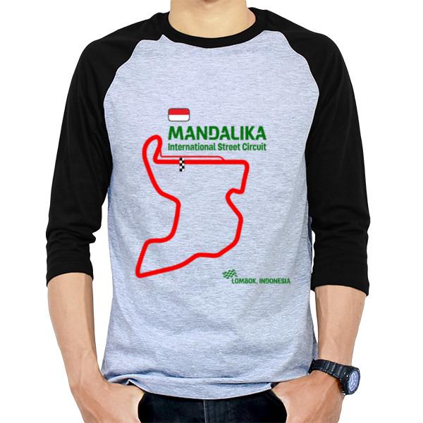 Gambar Kaos Raglan Circuit Mandalika Lombok Indonesia Baju Distro RedMango - Hitam, S dari NTC Creator Indonesia undefined Tokopedia