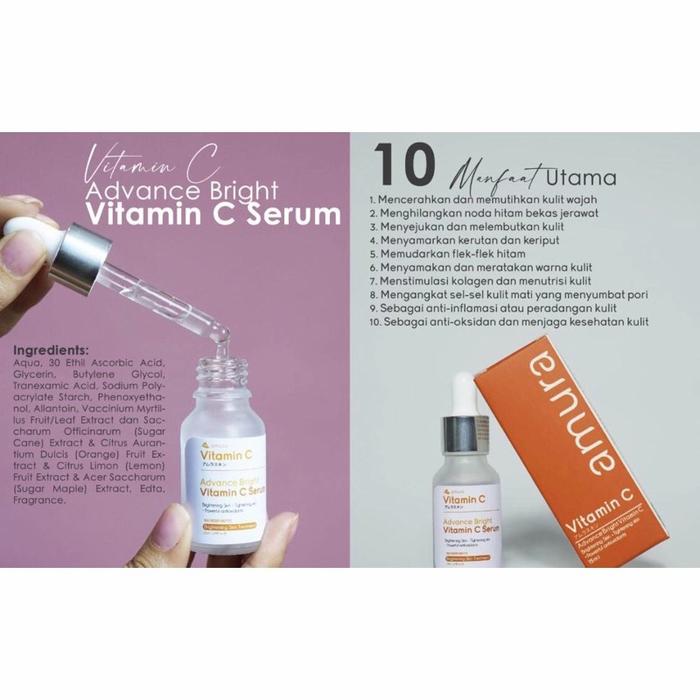 Gambar SERUM AMURA SKINCARE ORIGINAL - vit C dari pusat hanger undefined Tokopedia