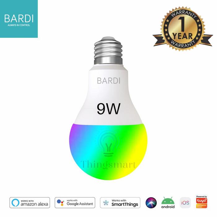 Gambar Bardi Bulb 9W 12W RGBWW Smart Light Bulb Lampu Bohlam For Smart Home - 9W RGBWW dari Thingsmart ID undefined Tokopedia