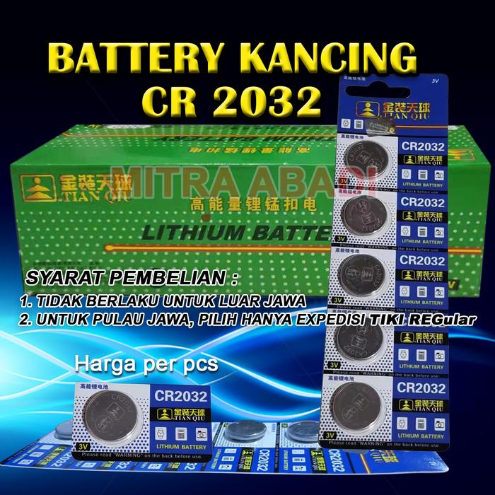 Gambar Holder Kotak Baterai / Batre Kancing CR2032 DC 3V - Batery CR 2032 dari Mitra Abadi Official_NEW undefined Tokopedia