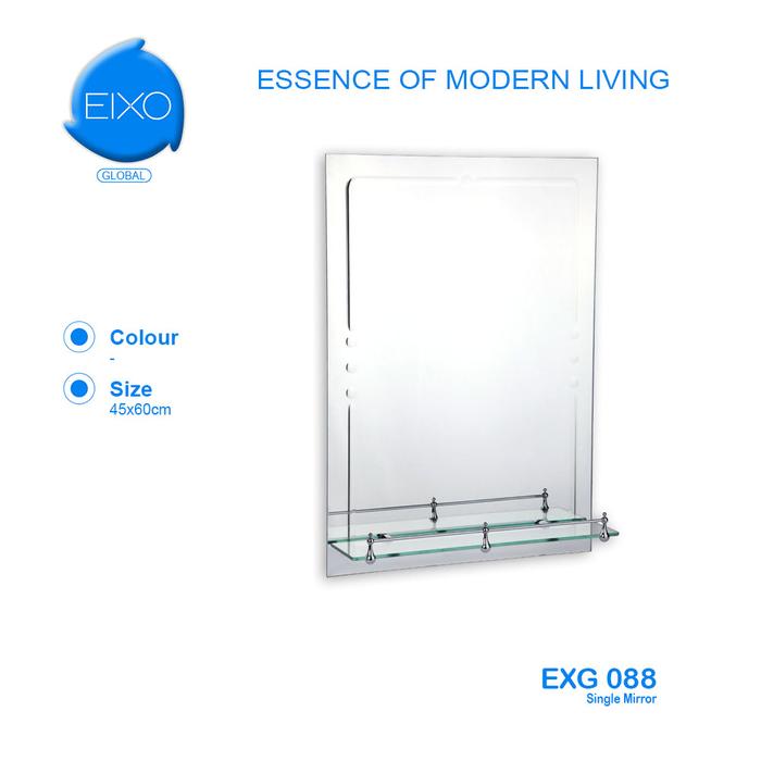 Gambar EIXO Global Mirror Kaca Cermin 45 x 60 cm Wastafel Dinding Kamar Mandi - EXG 088 dari EIXO ID undefined Tokopedia