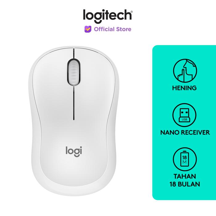 Gambar Logitech Gift Box Set M220 Mouse Wireless + Exclusive Mouse Pouch - Off White dari Logitech Official Store undefined Tokopedia