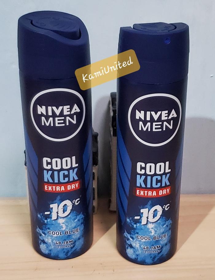 Gambar Nivea Men Deodorant Cool Kick Spray 150ml - Deodoran Dingin & Segar dari KamiUnited undefined Tokopedia