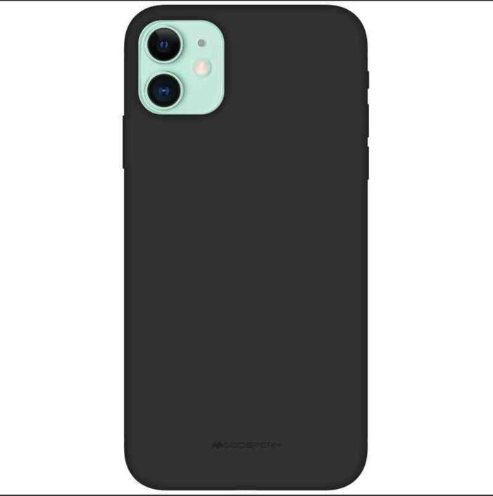 Gambar Apple Iphone 12 Mini (5.4) -Goospery Soft feeling Silicon Jelly Case - Black dari GoldenStar Acc undefined Tokopedia