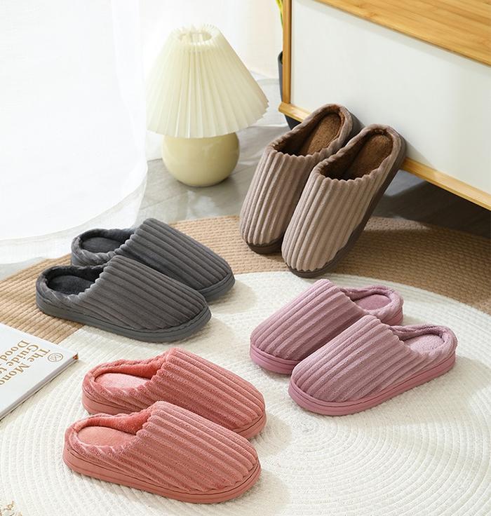 Gambar SH52 Sandal Rumah Hotel Bulu Garis Empuk - pink, 36/37 dari Ennwen Online Store Kota Administrasi Jakarta Barat Tokopedia