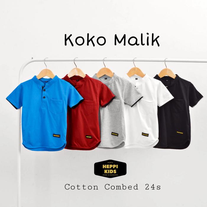 Gambar Baju Koko Anak Laki Laki Malik Series Pakaian Muslim Anak Kerah Ciang i 2-8 tahun - Random, S (2-3tahun) dari Heppikids undefined Tokopedia