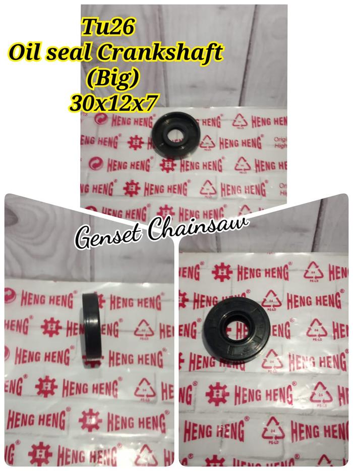 Gambar TU26 Oil seal cranksaft Big 30x12x7 Besar semprot hama gendong - OS Big dari GENSET CHAINSAW Kota Administrasi Jakarta Barat Tokopedia