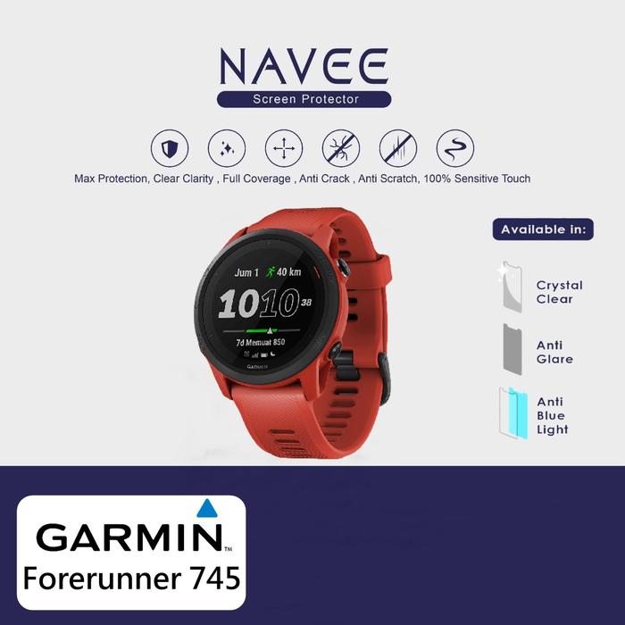 Jual Navee Seal Garmin Forerunner 745 AntiBreak Screen Protector