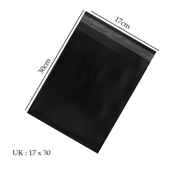 Gambar Finchy Polymailer kantong plastik packing online premium HD - 17x30cm, Black dari Finchy Indonesia undefined Tokopedia