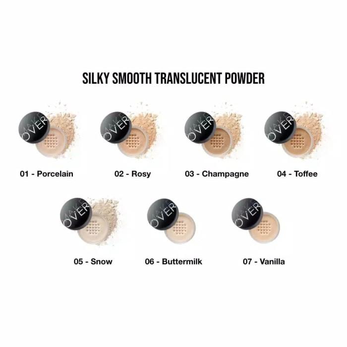 Gambar MAKE OVER Silky Smooth Translucent Powder 35gr | Makeover Bedak Tabur - 05 SNOW dari Cosme Murah undefined Tokopedia