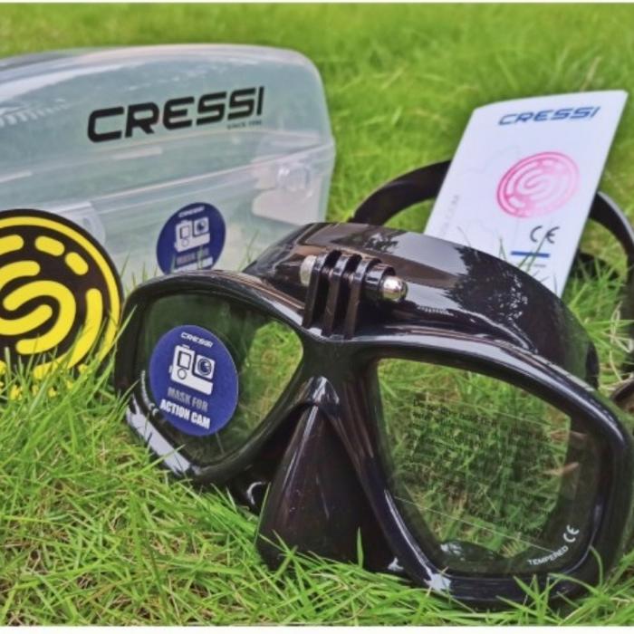 Gambar Cressi Action GoPro Masker Freedive Freediving Low Volume Mask - Black dari Skilla Gears undefined Tokopedia