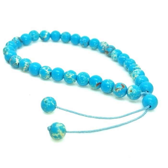 Gambar Gelang Tasbih Pirus Persia Natural/Original Jaminan Asli. dari azzaim stone undefined Tokopedia