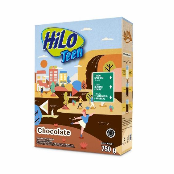 Gambar Hilo Teen Susu Bubuk HI-Calcium Chocolate 750g dari EL NUNO undefined Tokopedia