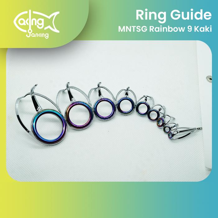 Gambar 1 SET RING GUIDE MNTSG 9 KAKI - Rainbow, Set 4 dari Acing Pancing undefined Tokopedia