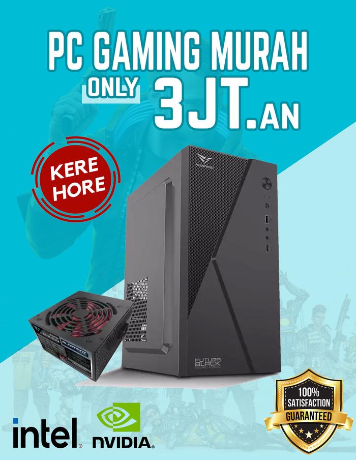 Jual PC Gaming Rakitan Core I5 2400 8GB 1TB With Nvdia GT 730 4GB