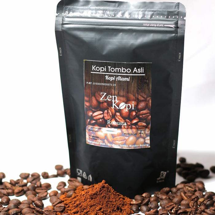Gambar KOPI BUBUK PREMIUM ROBUSTA TOMBO, BATANG JAWA TENGAH - 1 pcs, 100 gram dari ZENKOPI undefined Tokopedia