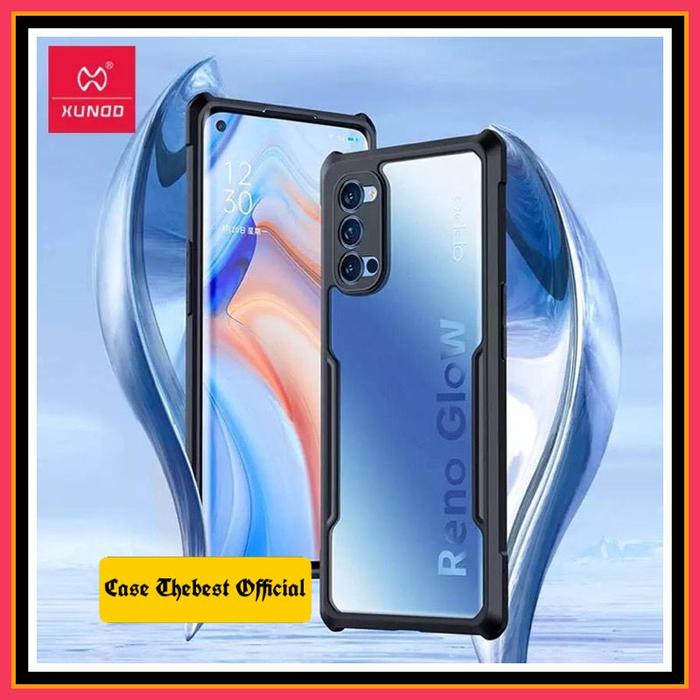 Gambar OPPO RENO4 / RENO 4 ORIGINAL XUNDD HARD CASE CLEAR ARMOR BENING COVER - Hitam, Reno 4 4G dari Case Thebest undefined Tokopedia