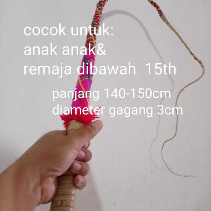 Gambar Pecut kuda lumping ukuran besar 1 pcs - pelangi dari Galileo shop2 undefined Tokopedia