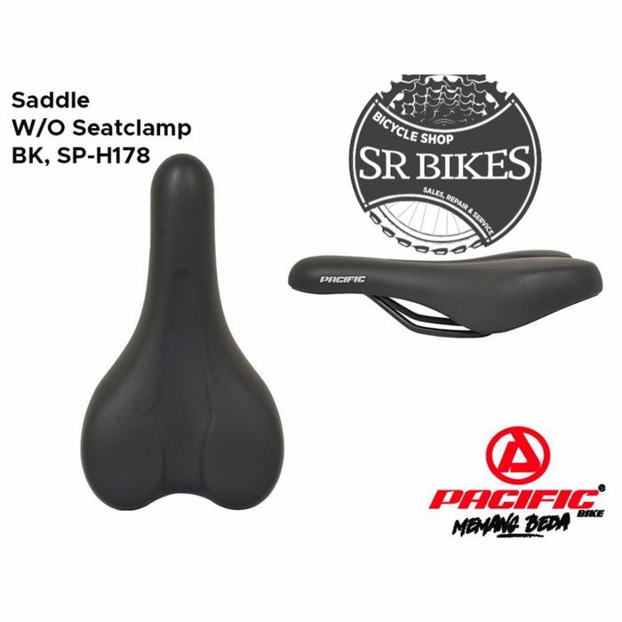 Gambar Sadel Jok GEL Sepeda Lipat CTB MTB Minion. PACIFIC - HITAM GEL H178 dari SR Bikes undefined Tokopedia