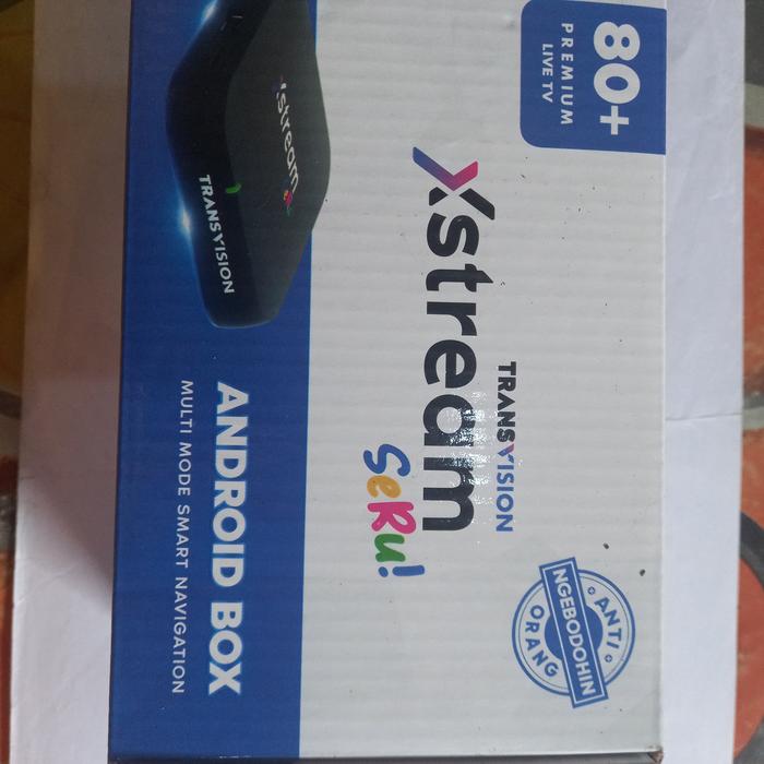 Gambar transvision xstream seru android tv box dari TRANSVISION XSTREAM OFFICIAL undefined Tokopedia