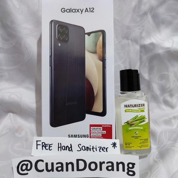 Gambar SAMSUNG GALAXY A12 RAM 4/128 - BARU - RESMI ORGINAL - Hitam dari Cuan Dorang undefined Tokopedia