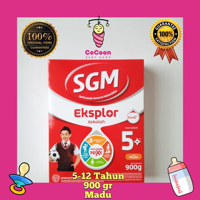 Gambar Susu Formula SGM Eksplor Sekolah 5 Plus 5+ 5-12 Tahun 900 g 900gr Madu dari cocoonbabyshop undefined Tokopedia