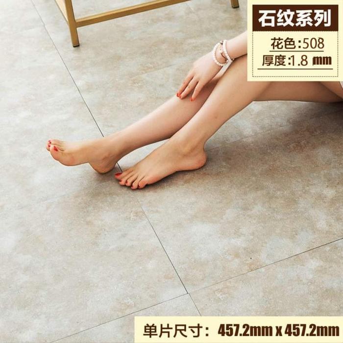 Gambar M-509 BROWN MARBLE 45CM X 45CM STICKER LANTAI TEBAL PARQUET FLOORING - *M-508* dari METHWALLSTICKER undefined Tokopedia
