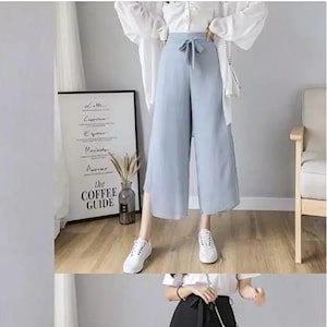 Gambar Rok Celana Shofi Pants Kekinian Terbaru Celana 7 8 Corean Style Murah - Grey dari kaywa olshop undefined Tokopedia