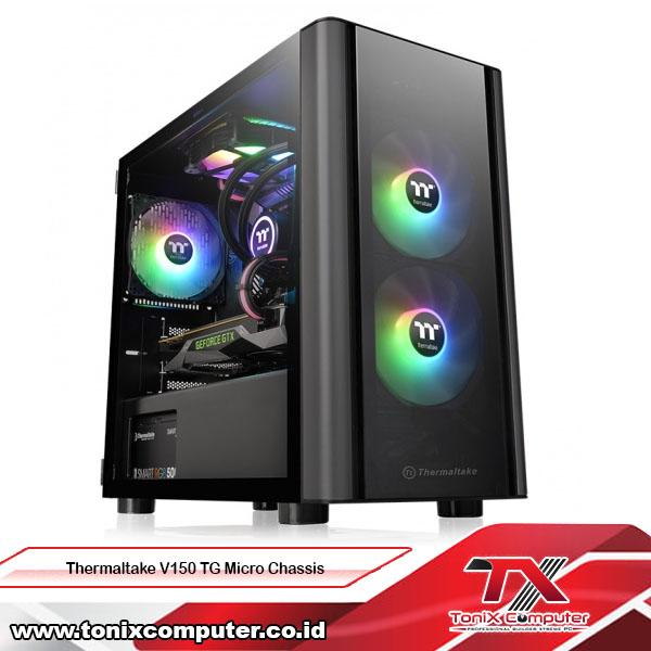 Gambar Thermaltake V150 Tempered Glass Micro Chassis dari ToniX Computer undefined Tokopedia