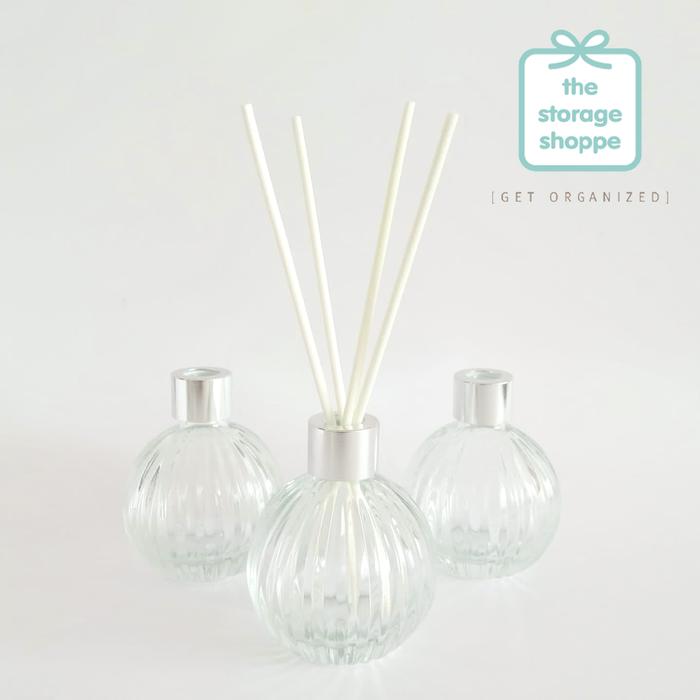 Gambar Reed Diffuser Bottle F 50 ml / Botol Kaca Reed Diffuser 50 ml - Silver Cap dari THE STORAGE SHOPPE undefined Tokopedia