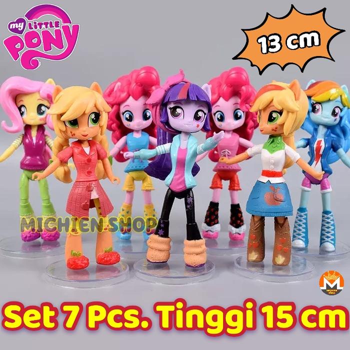 Gambar MAINAN ANAK PEREMPUAN BONEKA FIGURE MY LITTLE PONY EQUESTRIA GIRL - PONY SET ISI 7 dari MICHIEN-SHOP undefined Tokopedia