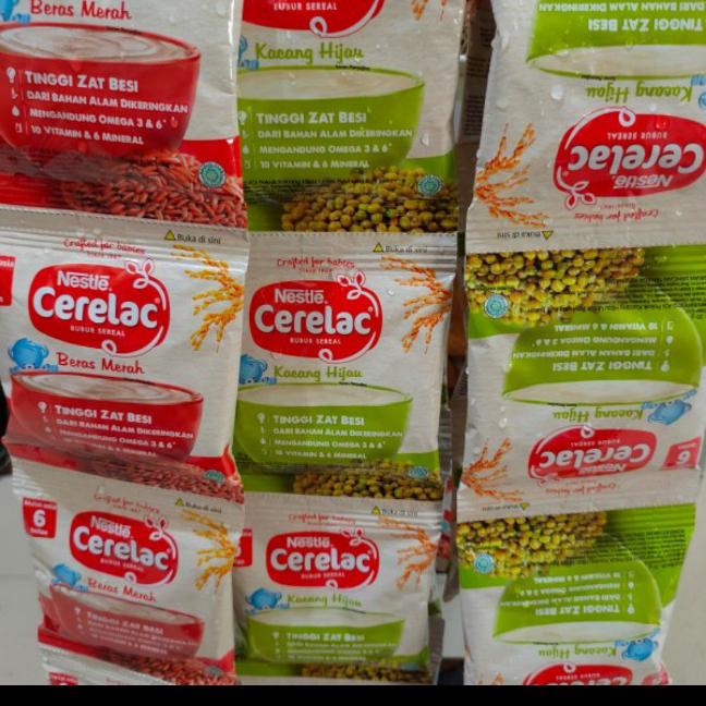 Gambar Nestle cerelac beras merah/k ijo,1rcng isi 8 sachet 20gr - Beras merah, 6-9 Bulan dari TOKO LULU 66 undefined 4 Tokopedia