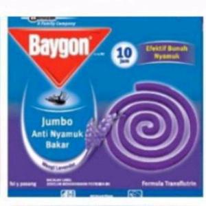 Gambar Baygon Coil Max Standard / jumbo Obat Nyamuk Bakar Lavender / Hijau - Jumbo Lavender dari sertamart undefined Tokopedia